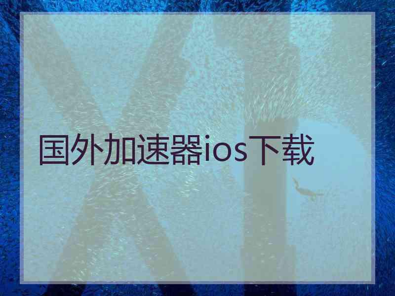 国外加速器ios下载