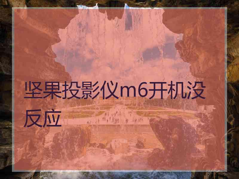 坚果投影仪m6开机没反应