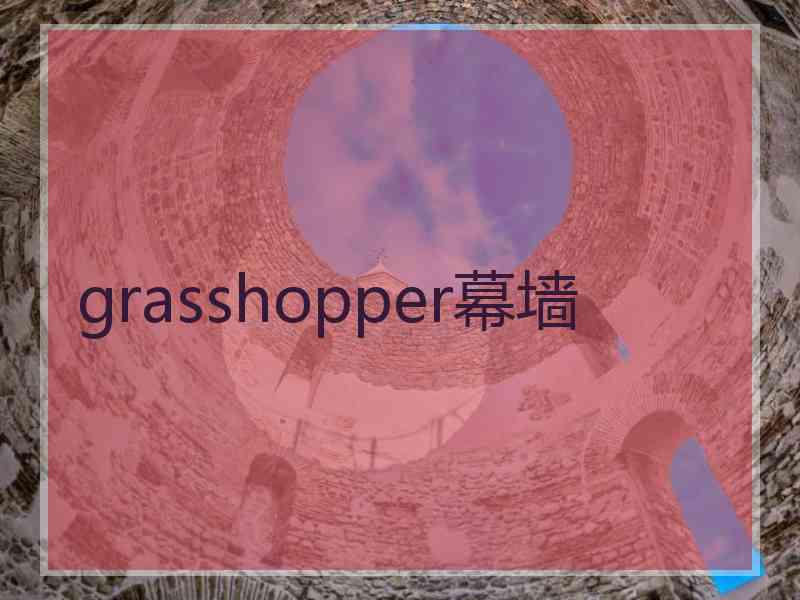 grasshopper幕墙