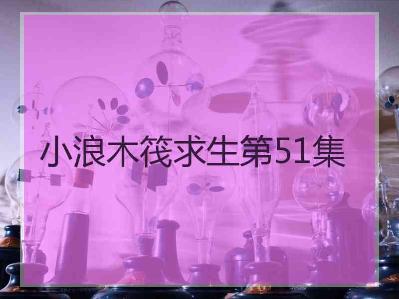 小浪木筏求生第51集