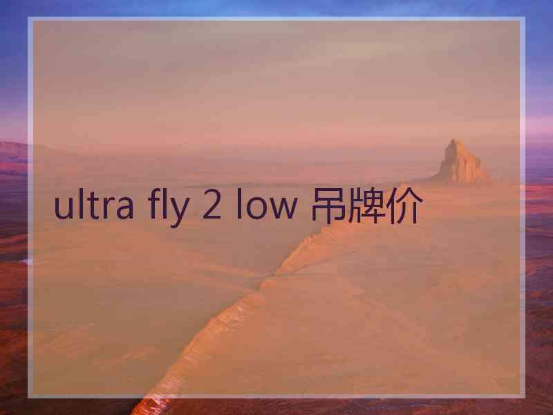 ultra fly 2 low 吊牌价