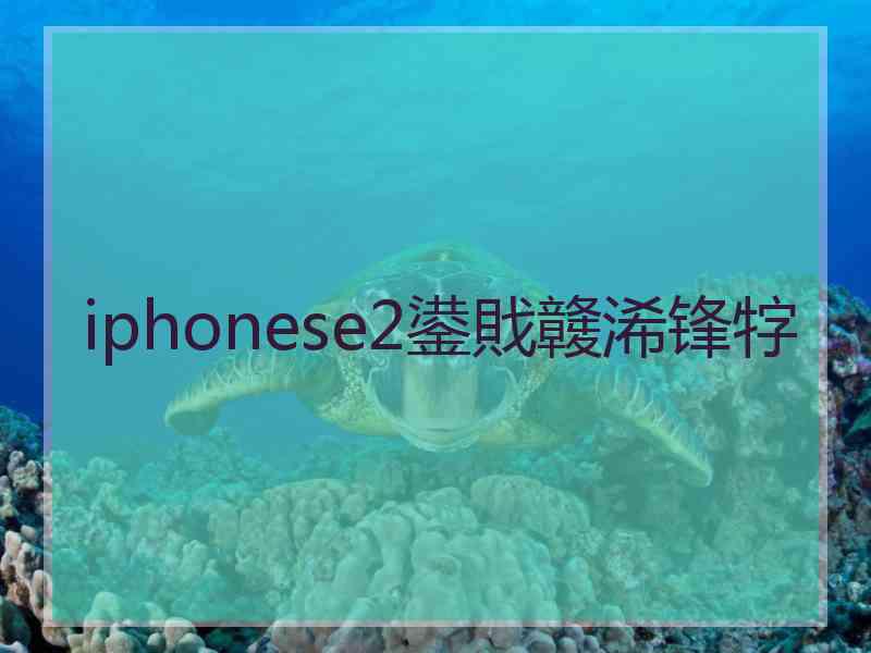 iphonese2鍙戝竷浠锋牸