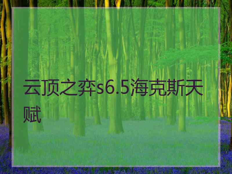 云顶之弈s6.5海克斯天赋