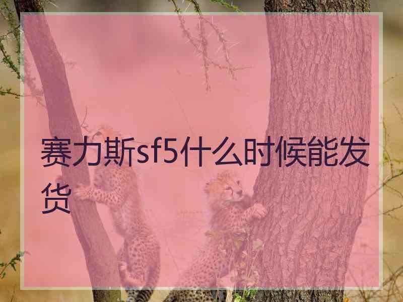 赛力斯sf5什么时候能发货