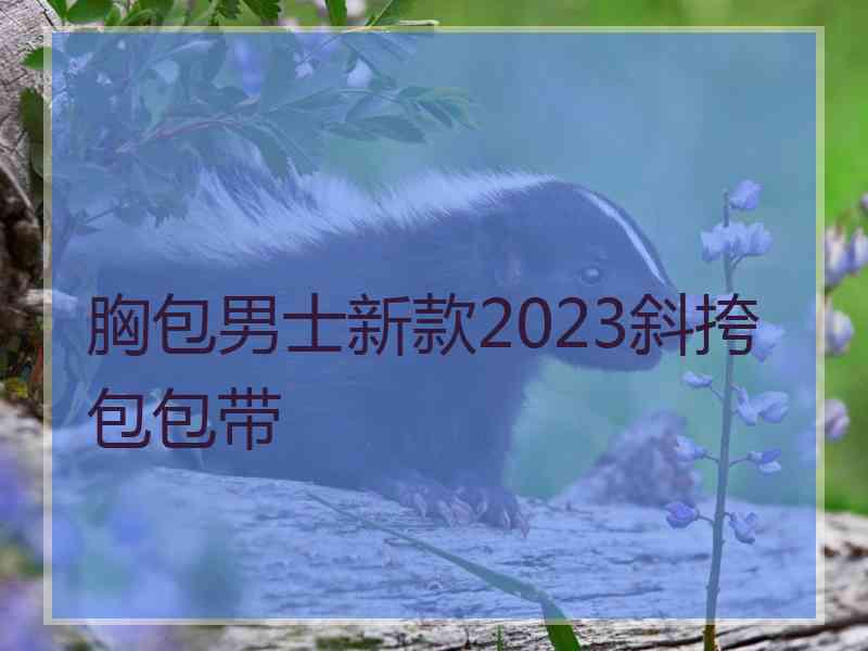 胸包男士新款2023斜挎包包带