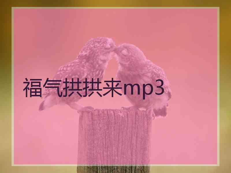 福气拱拱来mp3