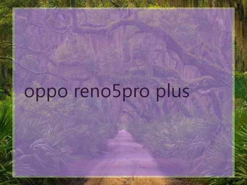 oppo reno5pro plus