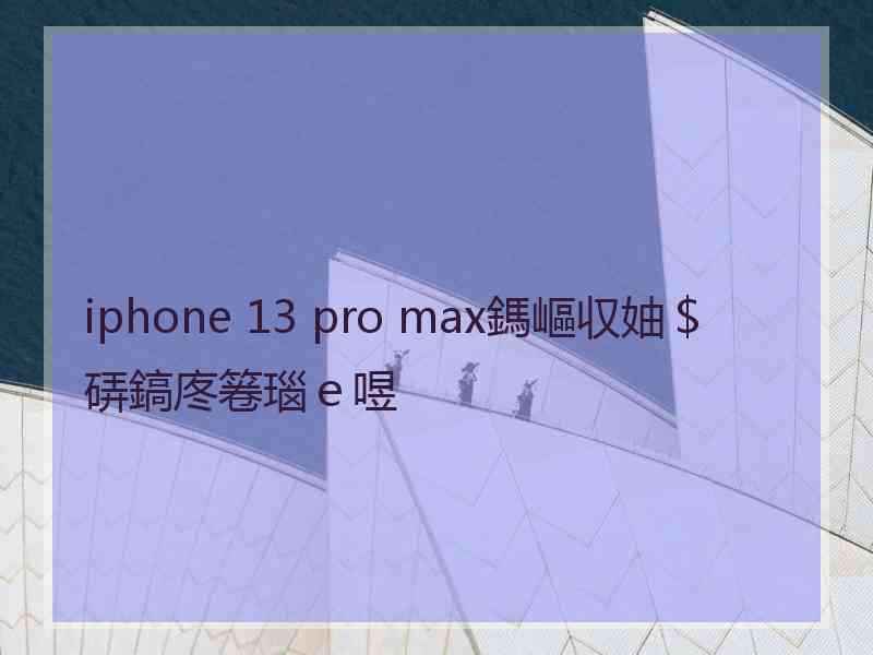 iphone 13 pro max鎷嶇収妯＄硦鎬庝箞瑙ｅ喅