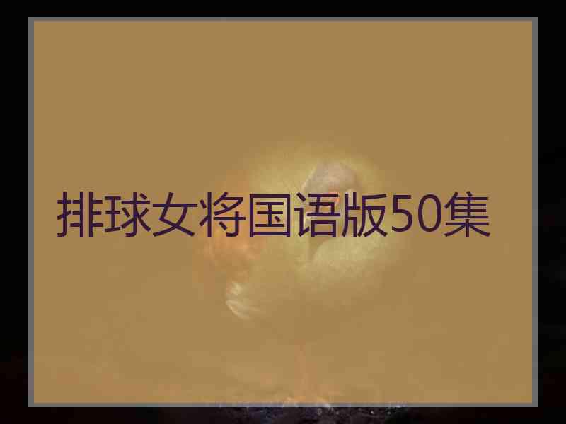 排球女将国语版50集