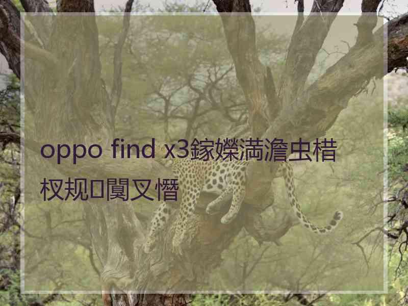 oppo find x3鎵嬫満澹虫棤杈规闃叉憯