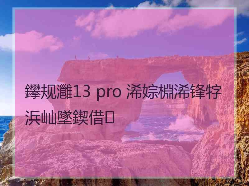 鑻规灉13 pro 浠婃棩浠锋牸浜屾墜鍥借