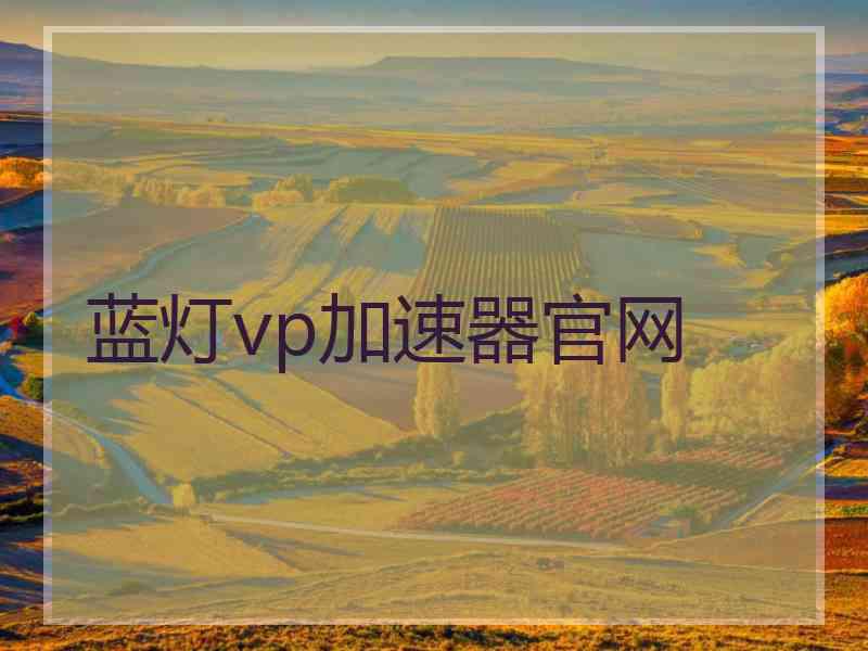 蓝灯vp加速器官网