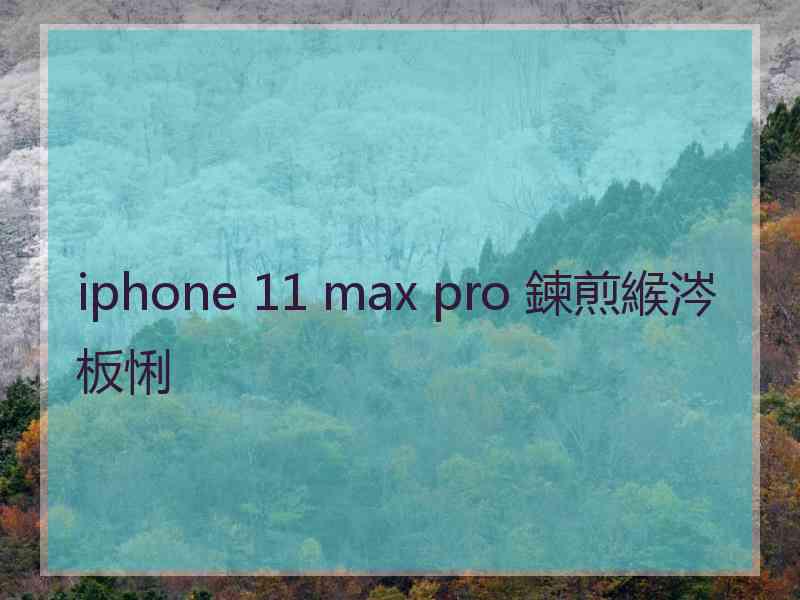 iphone 11 max pro 鍊煎緱涔板悧