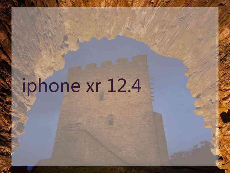 iphone xr 12.4