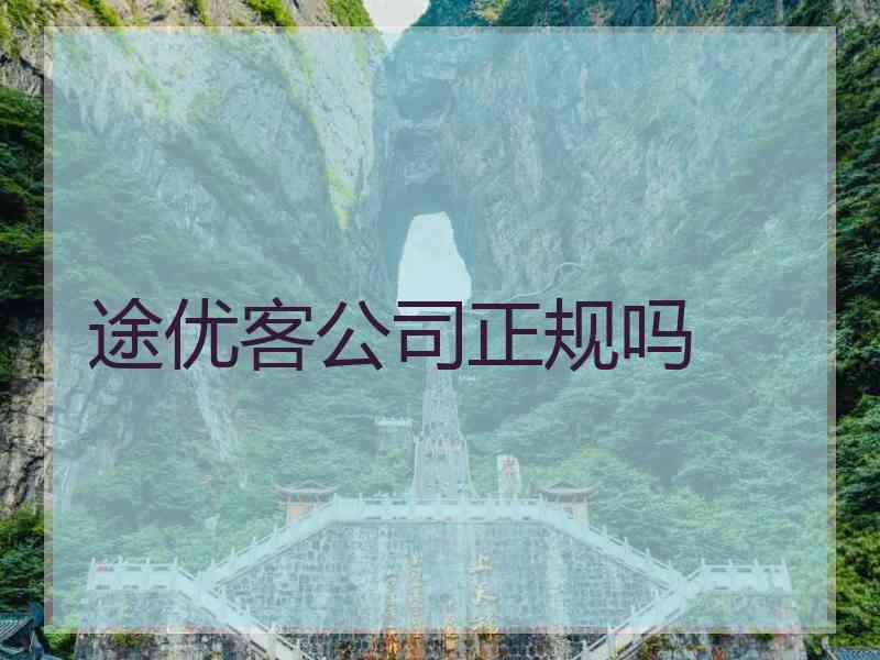 途优客公司正规吗