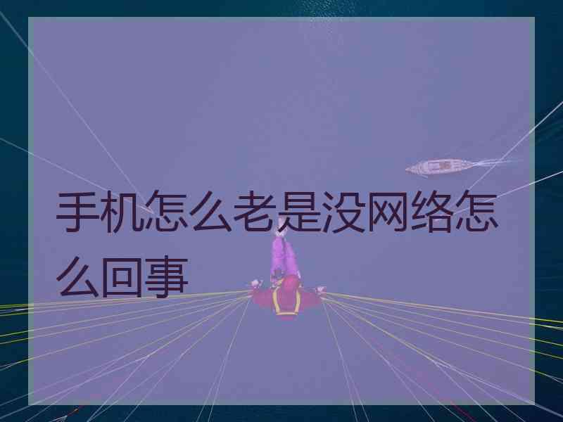 手机怎么老是没网络怎么回事