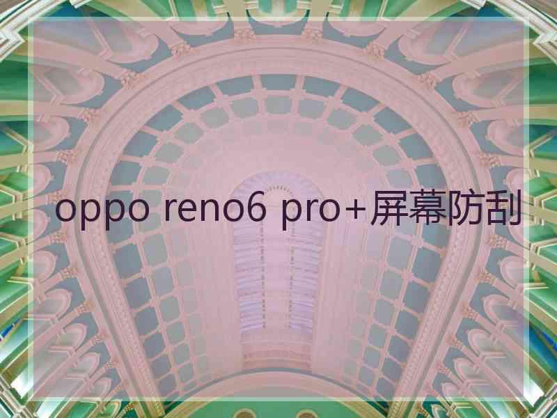 oppo reno6 pro+屏幕防刮