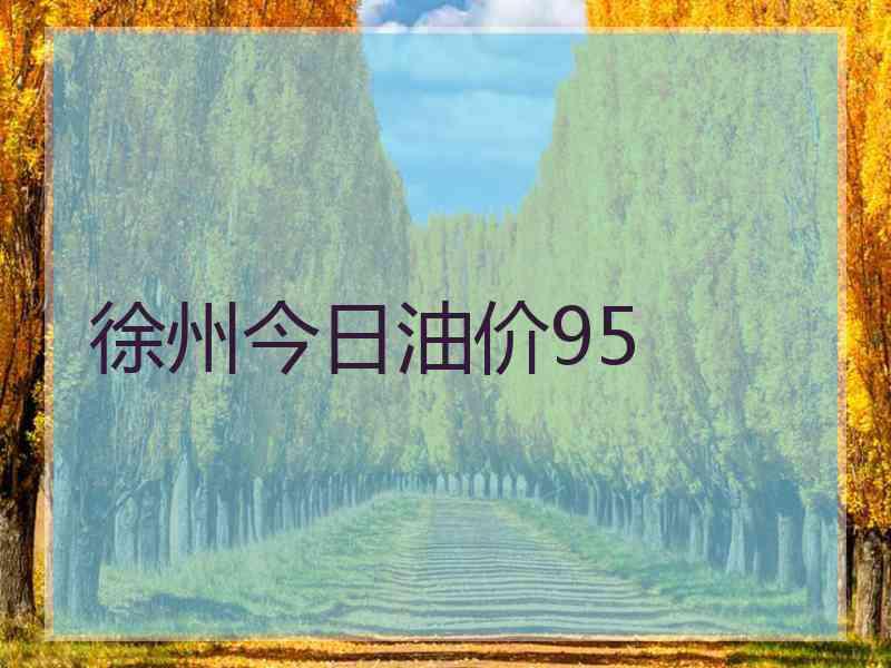 徐州今日油价95