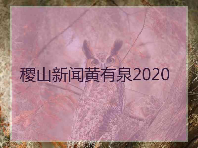 稷山新闻黄有泉2020