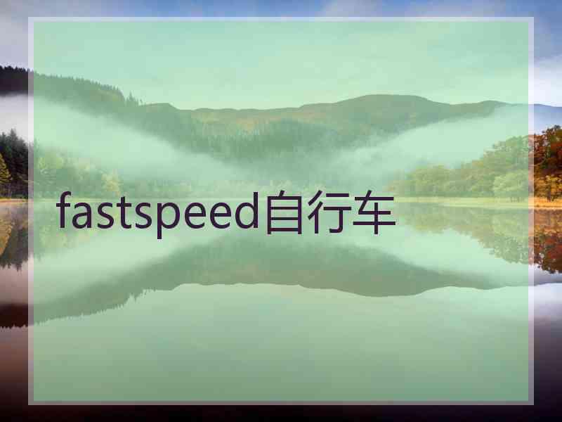 fastspeed自行车