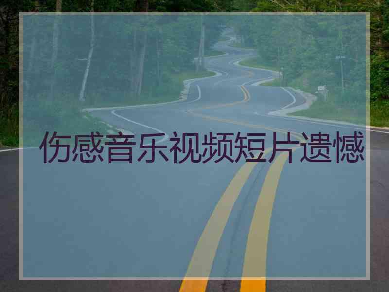 伤感音乐视频短片遗憾