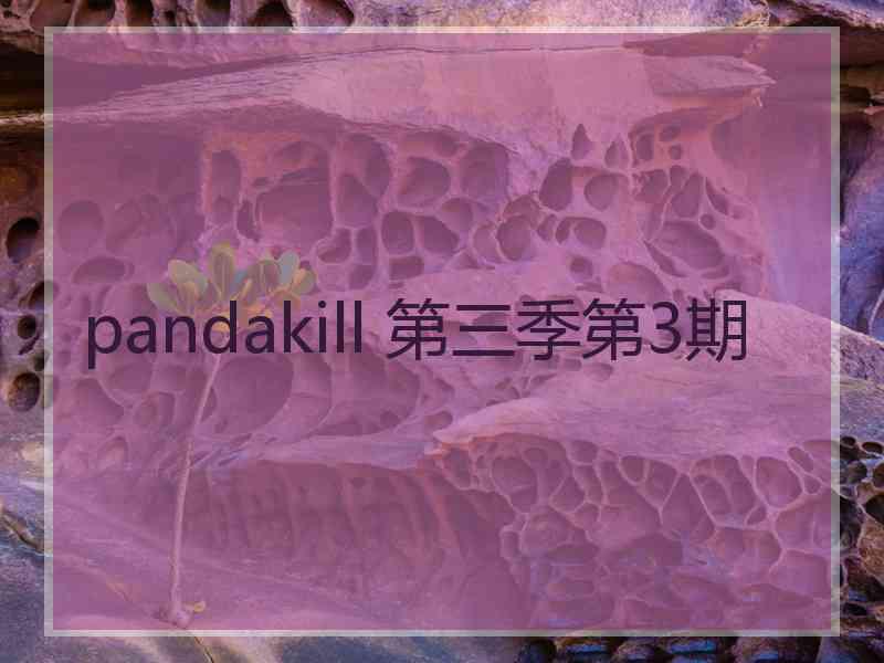 pandakill 第三季第3期