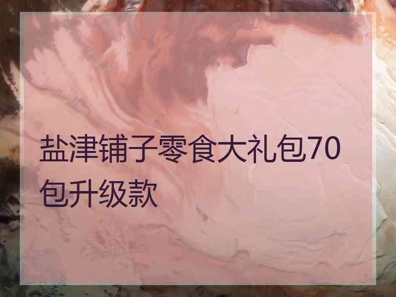 盐津铺子零食大礼包70包升级款