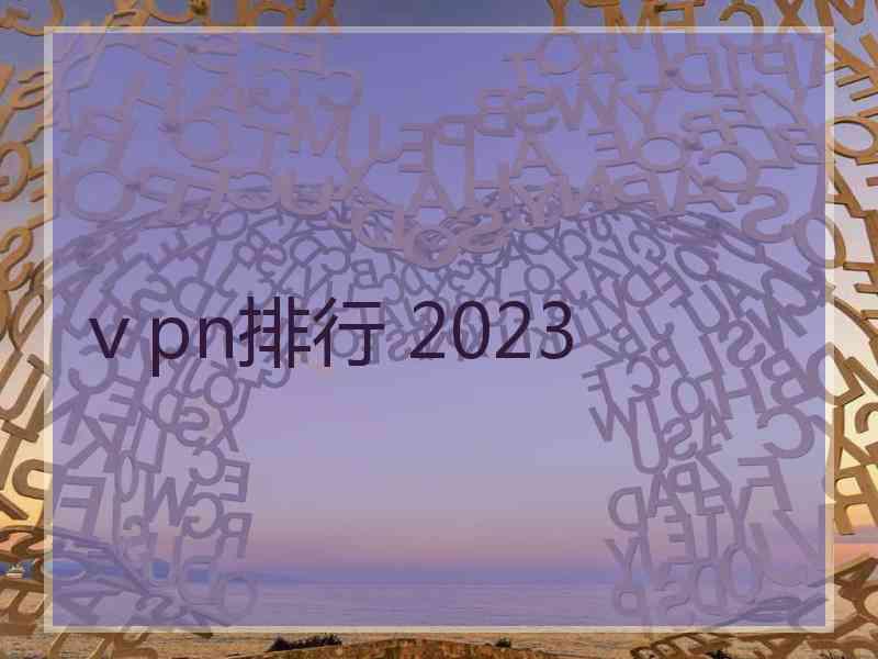 ⅴpn排行 2023