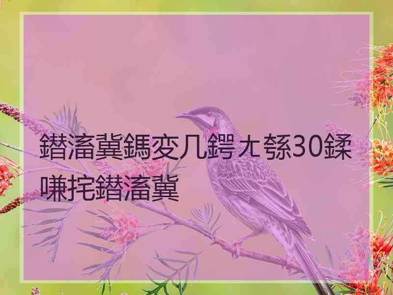 鐟滀冀鎷変几鍔ㄤ綔30鍒嗛挓鐟滀冀