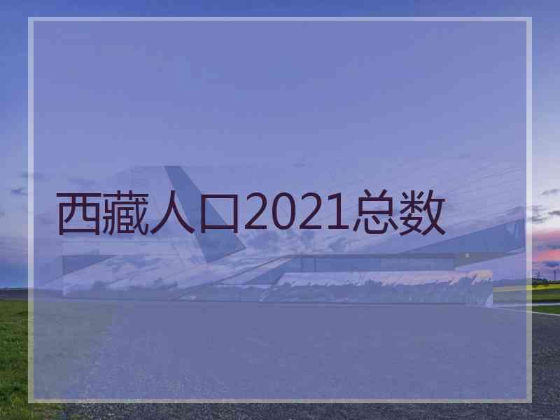 西藏人口2021总数