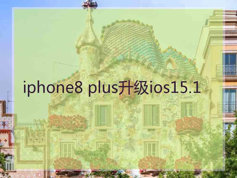 iphone8 plus升级ios15.1