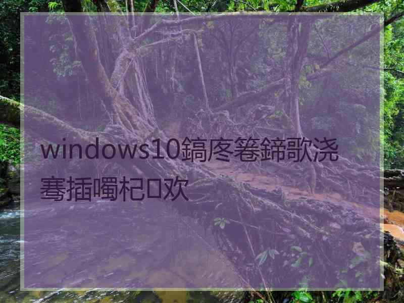 windows10鎬庝箞鍗歌浇骞插噣杞欢