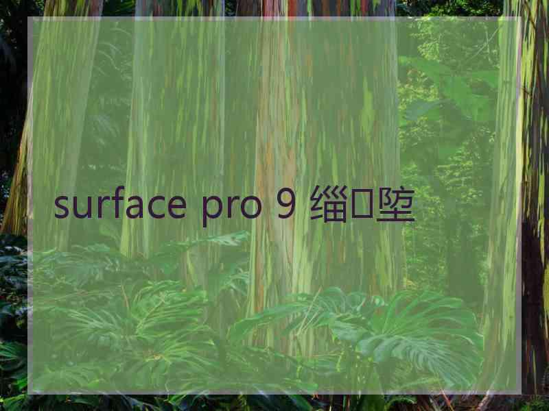 surface pro 9 缁埅