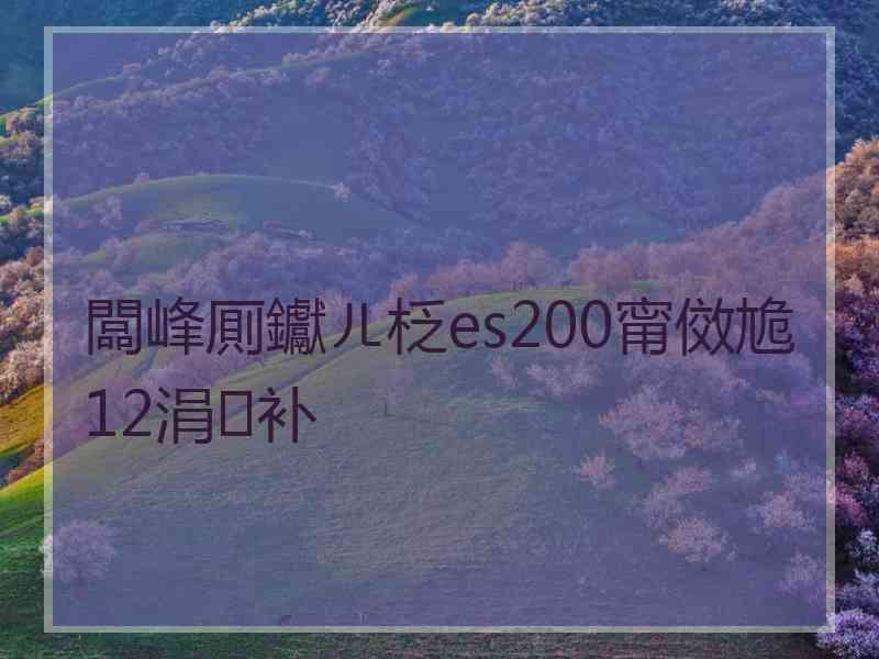 闆峰厠钀ㄦ柉es200甯傚尯12涓补