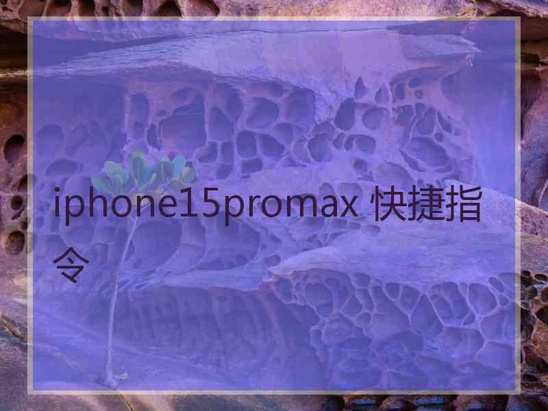 iphone15promax 快捷指令