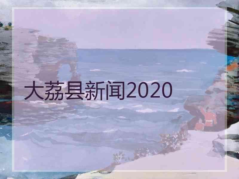 大荔县新闻2020