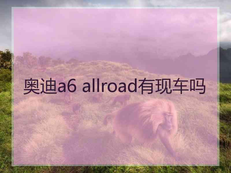 奥迪a6 allroad有现车吗