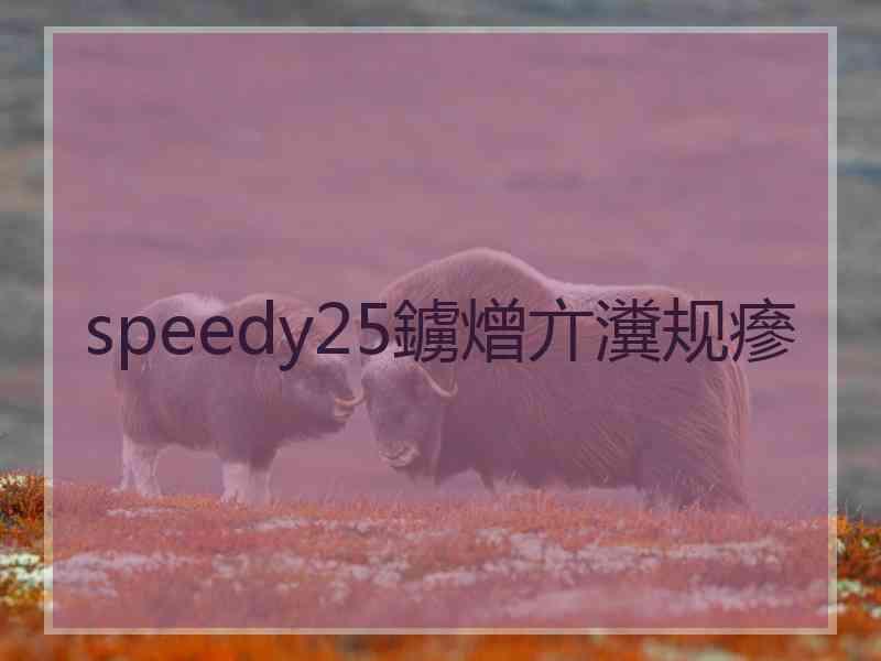 speedy25鐪熷亣瀵规瘮