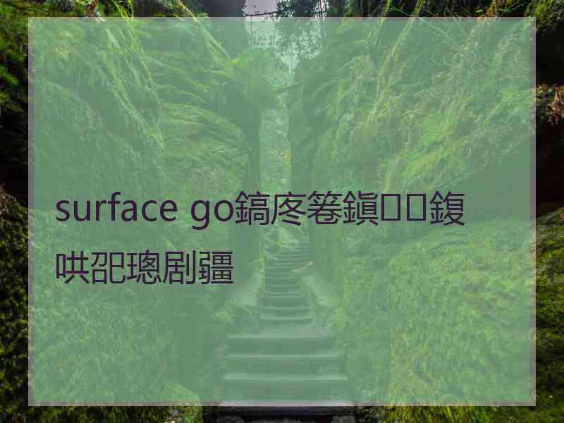 surface go鎬庝箞鎭㈠鍑哄巶璁剧疆