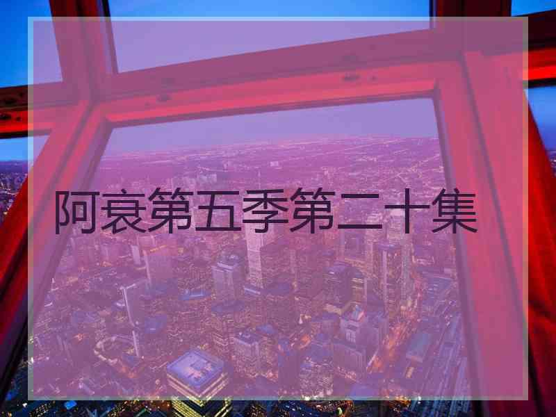 阿衰第五季第二十集