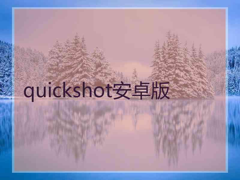 quickshot安卓版