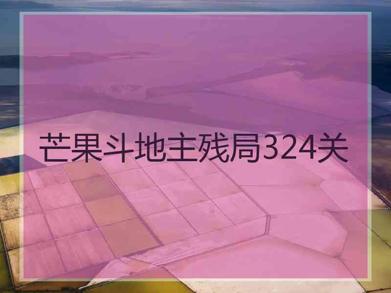 芒果斗地主残局324关