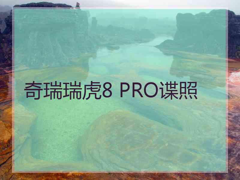 奇瑞瑞虎8 PRO谍照