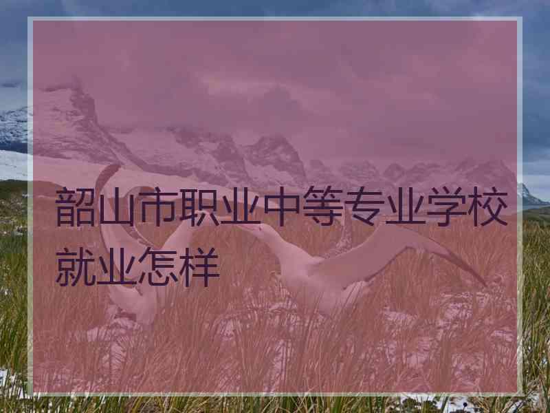 韶山市职业中等专业学校就业怎样