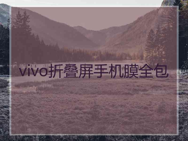 vivo折叠屏手机膜全包