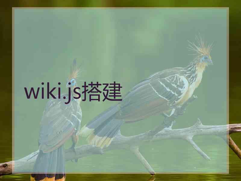 wiki.js搭建