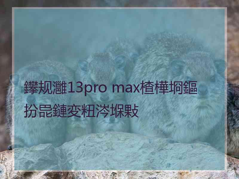 鑻规灉13pro max楂樺埛鏂扮巼鏈変粈涔堢敤