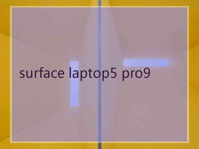 surface laptop5 pro9