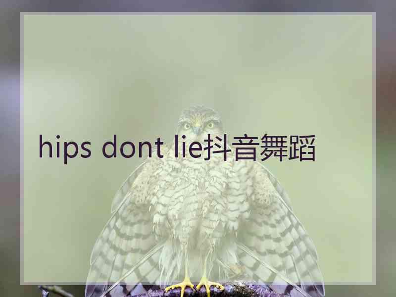 hips dont lie抖音舞蹈