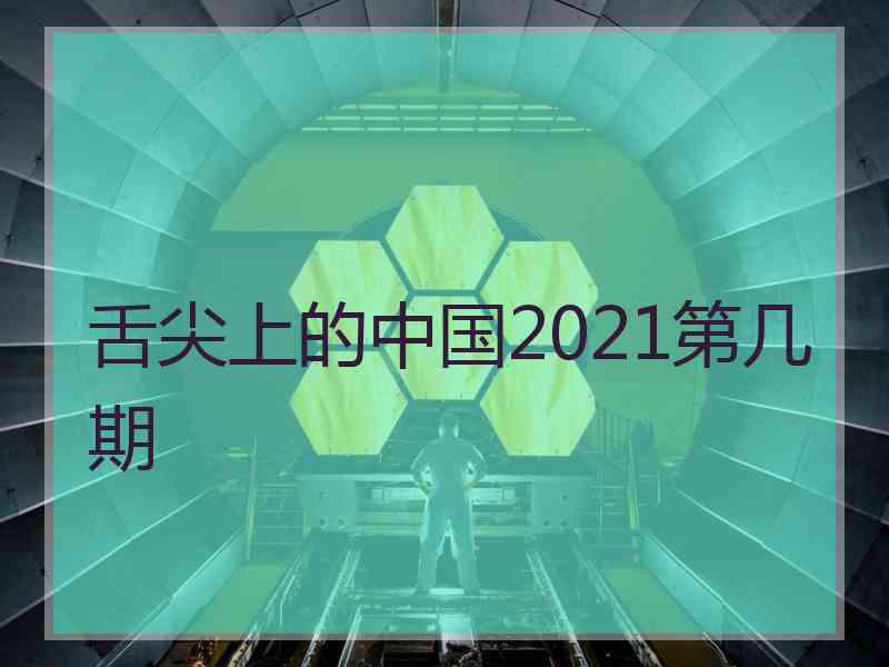 舌尖上的中国2021第几期